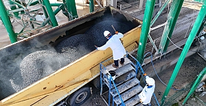 BÜYÜKŞEHİR, SAATTE 240 TON ASFALT ÜRETİYOR