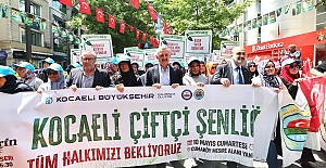 Cumhuriyet Bulvarı, Çiftçilerin Korteji İle Şenlendi