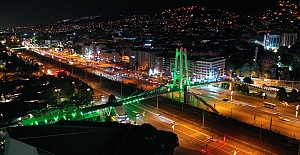    Kocaeli’nde Üst Geçitler Yeşile Büründü