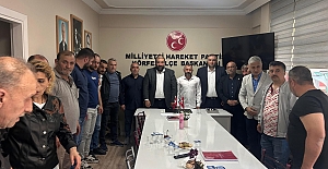 Pirahmet Köyü Derneği’nden  MHP Körfez’e Ziyaret