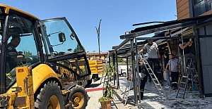 Ruhsatsız Genişletilen İş Yerlerine Yıkım