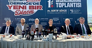 BAŞKAN GÖKÇE:“BİR YILDA SÖZÜMÜZÜ TUTTUK  HALKTAN ALDIĞIMIZI HALKA VERDİK”