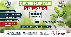 Derincede Çevre Haftası Şenlikleri