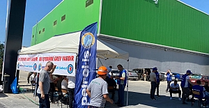 GÜBRETAŞ İŞÇİLERİ GREVE BAŞLADI