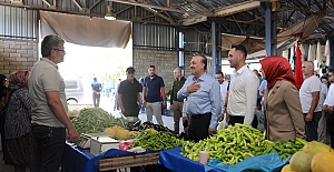 Başkan Talus, Kandıra Pazarı’nı Gezdi