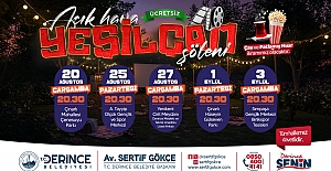 Derincede Açık Havada Sinema Şöleni...