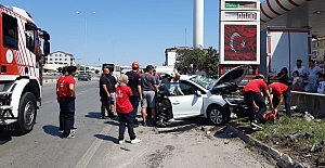 KAZADA KONTROLDEN ÇIKAN OTOMOBİL...