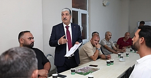 Başkan Ömeroğlu, Kayapınar Mahallesi#039;nde...