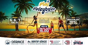 Derince’de Plaj Voleybolu Heyecanı Başlıyor
