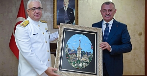Garnizon Komutanından Başkan Büyükakına...