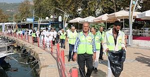 Hereke Sahilinde Kıyı Temizliği...