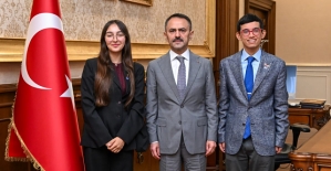 NASA’ya Davet Alan Öğrencilerden Vali İlhami Aktaş’a Ziyaret