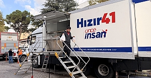 HAREKET HALİNDE ÜRETİM YAPAN TIR, BALIKESİR'E ULAŞTI: GÜNDE 30 BİN ÇORBA