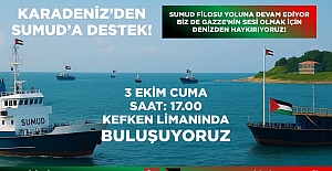 Kandırada Gazzeye Giden Sumud Filosuna...