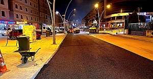 Körfez’de Gece Asfalt Mesaisi
