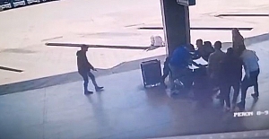 OTOGARDA YAŞANAN DEHŞET KAMERADA