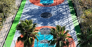 Büyükşehir’den Spor Sahalarına Yenileme Çalışması