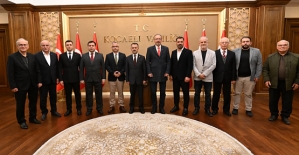 Kocaeli Aydınlar Ocağı’ndan, Vali İlhami Aktaş’a Ziyaret