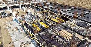 KOÜ Camii Ve Otopark Projesinde İlerleme Yüzde 40