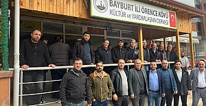 Bayburt Örence Köyü Derneği’nde Başkan Yine Kahraman