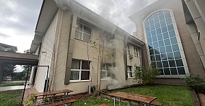 İlkokulda Yangın Paniği