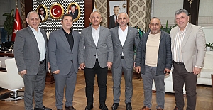 Muşlulardan, Kaymakam Ve  Belediye Başkanı Ziyareti