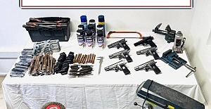 Silah İmalathanesine Dönüştürülen Adrese Operasyon