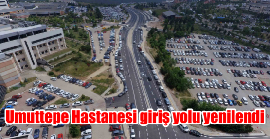 Umuttepe Hastanesi giriş yolu yenilendi