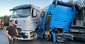 TEM'DE YAVAŞLAYAN TRAFİK ZİNCİRLEME KAZAYI BERABERİNDE GETİRDİ