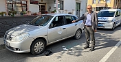 MUHTARIN OTOMOBİLİNE SALDIRDILAR
