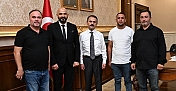 ROMAN DERNEKLERİNDEN, VALİ İLHAMİ AKTAŞ'A ZİYARET