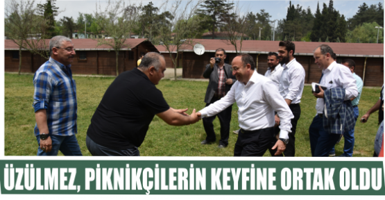 ÜZÜLMEZ, PİKNİKÇİLERİN KEYFİNE ORTAK OLDU