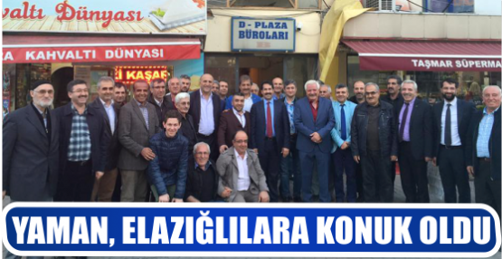 YAMAN, ELAZIĞLILARA KONUK OLDU