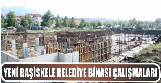 Yeni Başiskele Belediye binası çalışmaları sürüyor