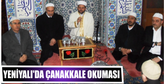 Yeniyalı’da Çanakkale okuması