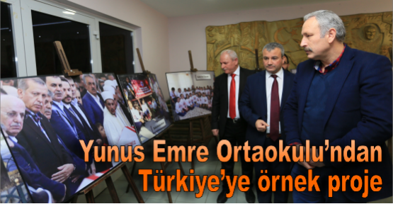 Yunus Emre Ortaokulu’ndan Türkiye’ye örnek proje